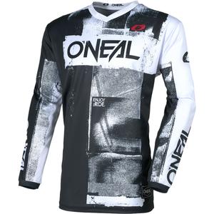 Koszulka motocrossowa O'Neal Element Roller czarno-biała