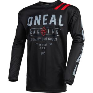 Koszulka motocrossowa O´Neal Element Dirt czarno-szara