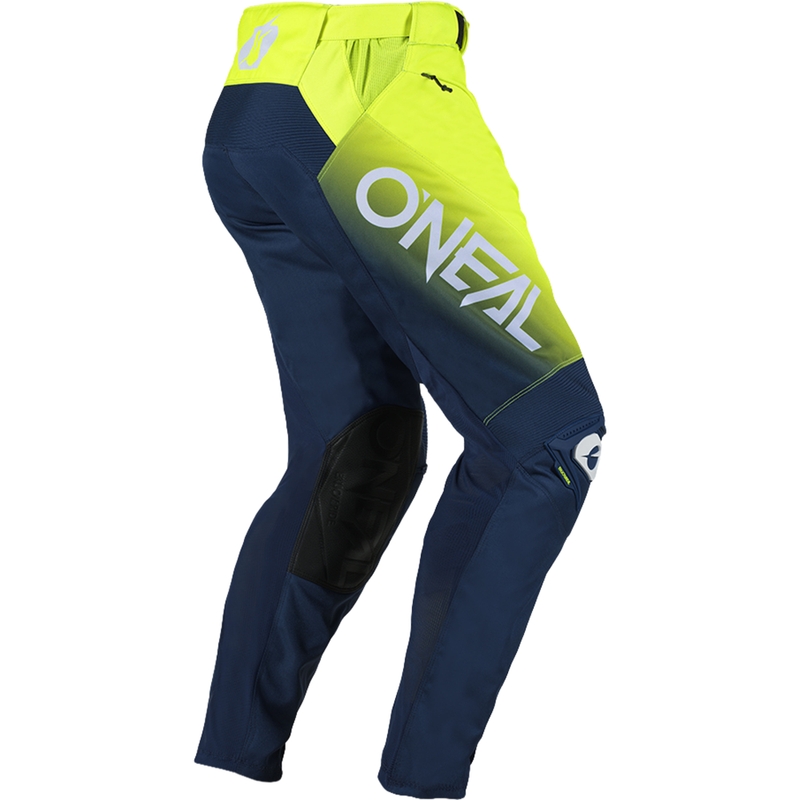 Spodnie motocrossowe O'Neal Mayhem Hexx niebiesko-fluo-żółte