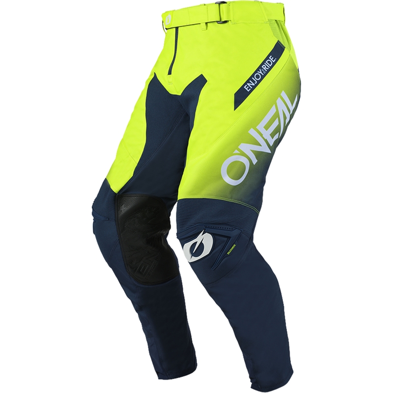 Spodnie motocrossowe O'Neal Mayhem Hexx niebiesko-fluo-żółte