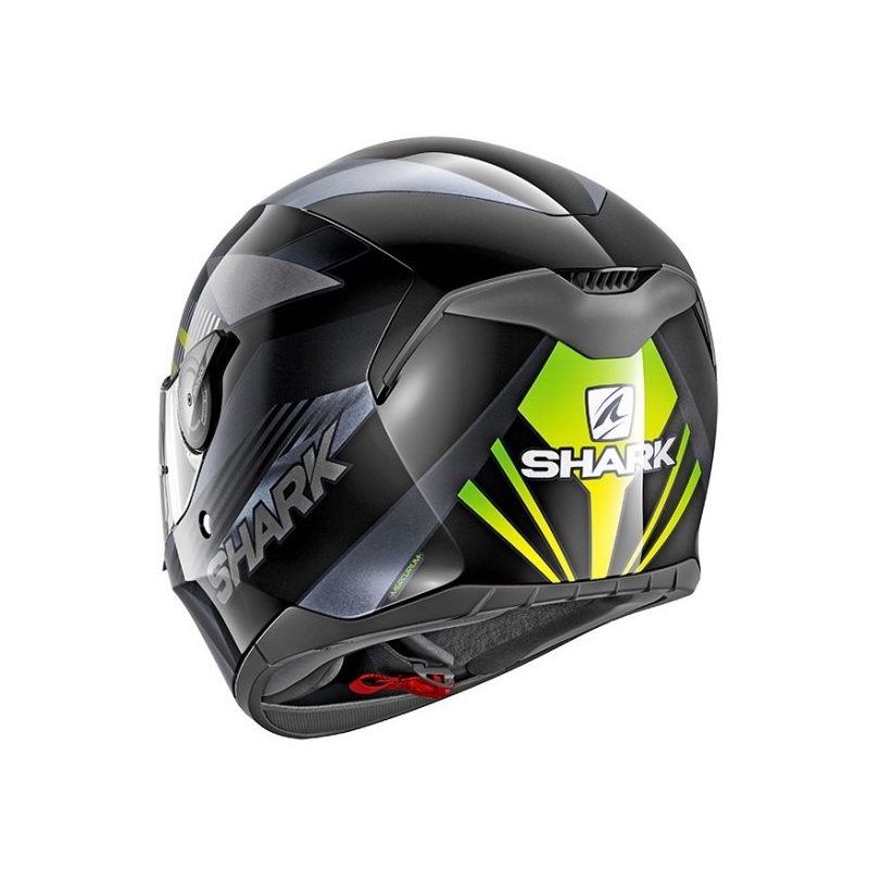 Integralny kask motocyklowy SHARK D-SKWAL Mercurium czarno-szaro-fluo zielony wyprzedaż