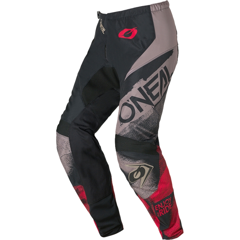 Spodnie motocrossowe O´Neal Element Roller szaro-czerwone