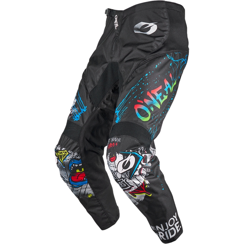 Spodnie motocrossowe O´Neal Element Rancid czarno-białe