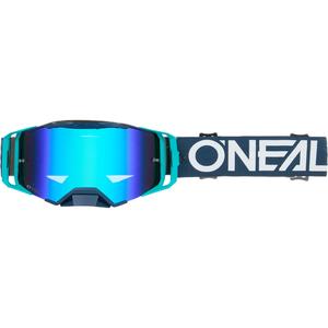 Gogle motocrossoweO´Neal B-33 Hexa niebieskie (pleksiglas irydowy niebieski)