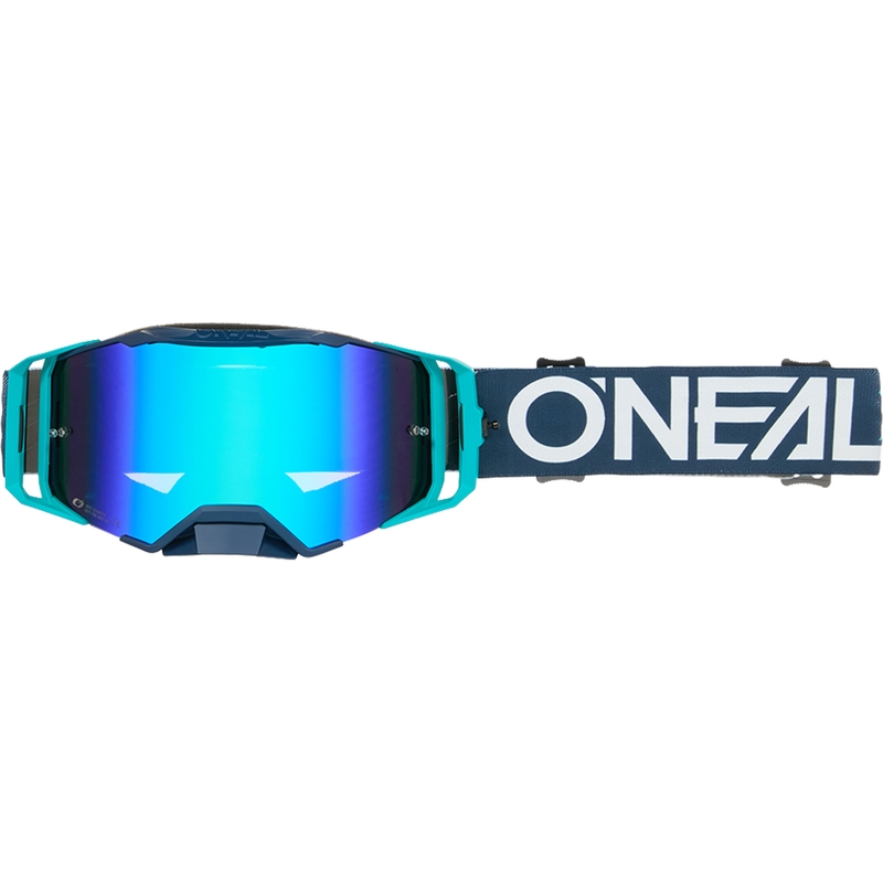 Gogle motocrossoweO´Neal B-33 Hexa niebieskie (pleksiglas irydowy niebieski)