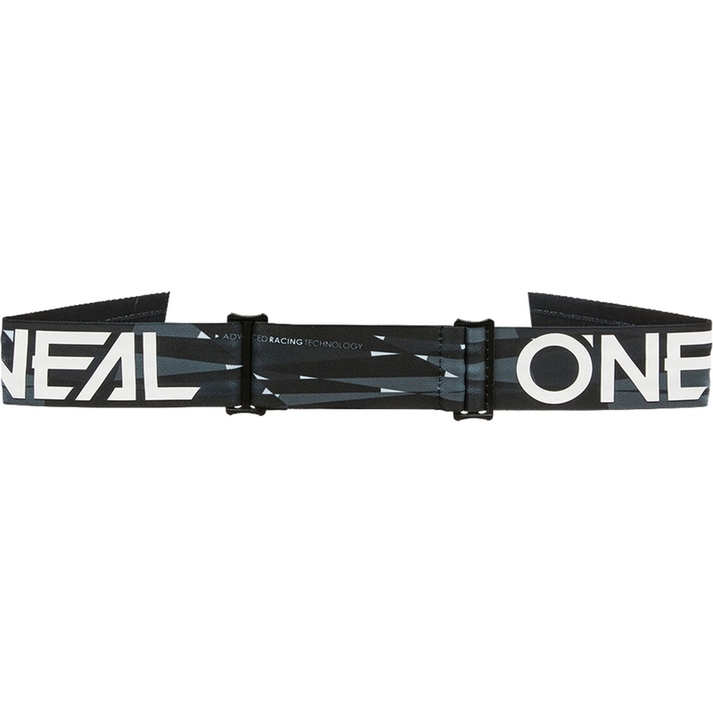 Okulary motocrossowe O´Neal B-33 Ictus czarno-białe z systemem Roll Off (przezroczysty pleksi)