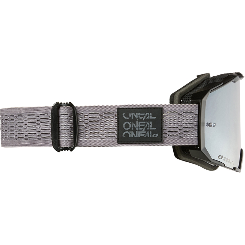 Okulary motocrossowe O´Neal B-22 Static grey (srebrny lustrzany pleksi)