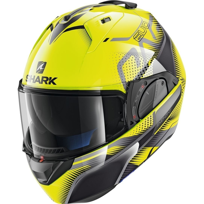 Kask z podnoszoną szczęką SHARK EVO-ONE 2 Keenser żółto-czarny wyprzedaż