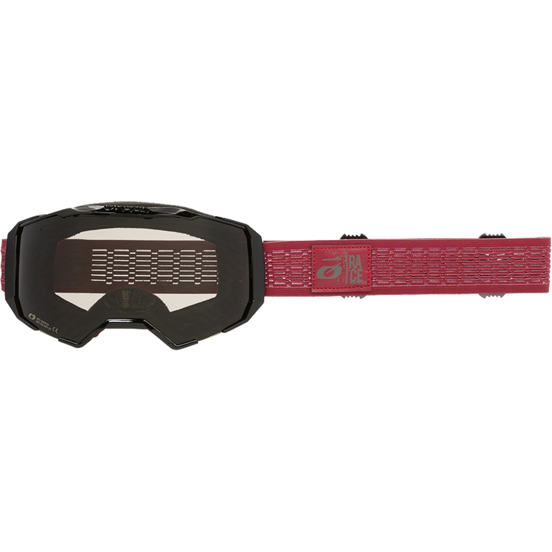 Okulary motocrossowe O´Neal B-22 Static red (szary pleksi)