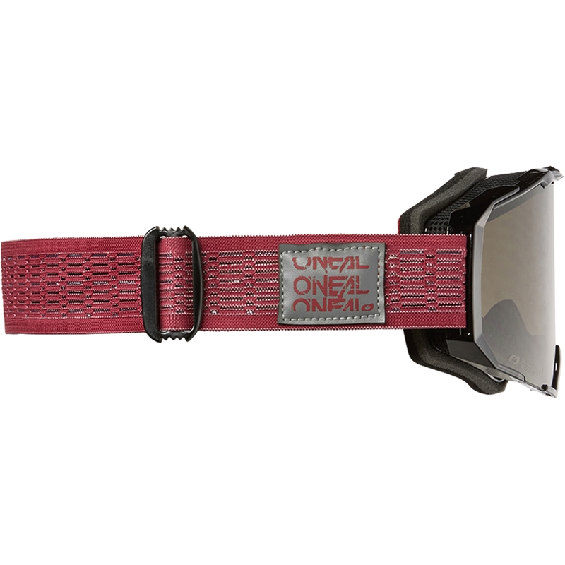Okulary motocrossowe O´Neal B-22 Static red (szary pleksi)