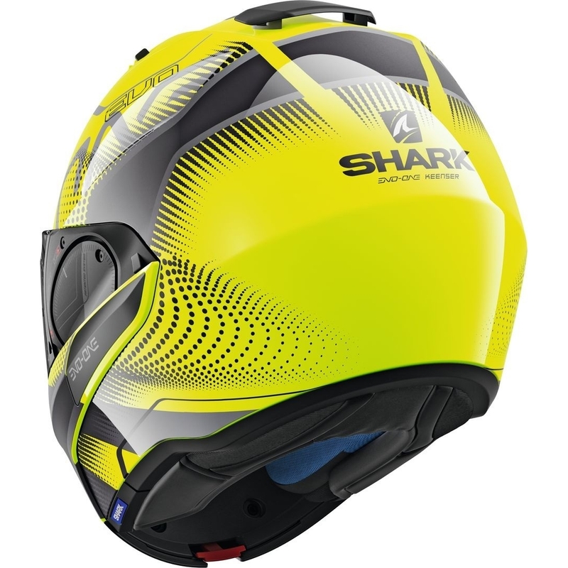 Kask z podnoszoną szczęką SHARK EVO-ONE 2 Keenser żółto-czarny wyprzedaż