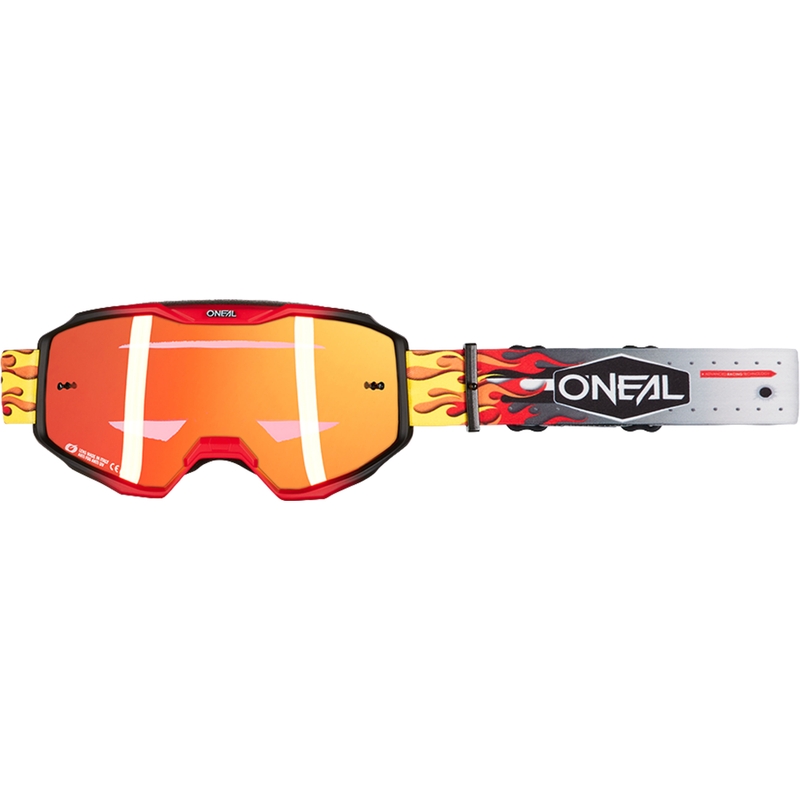 Okulary motocrossowe O´Neal B-10 HR multi color (iridium red plexiglass)
