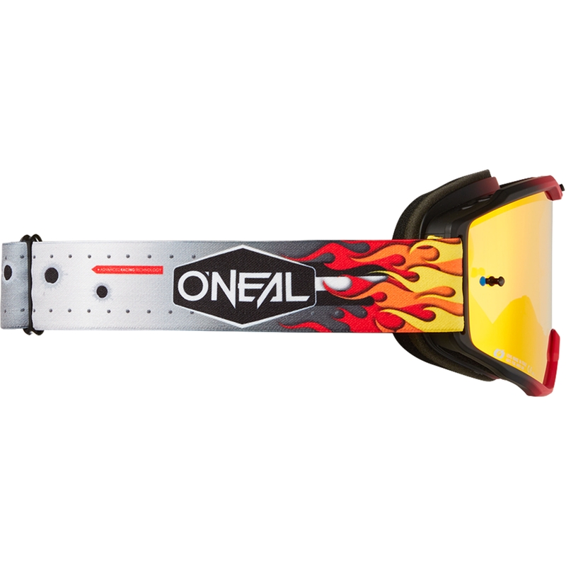 Okulary motocrossowe O´Neal B-10 HR multi color (iridium red plexiglass)