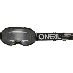 Okulary motocrossowe O´Neal B-10 Solid black (przezroczyste pleksi)