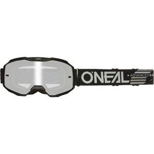 Okulary motocrossowe O´Neal B-10 Solid black (lustrzano-srebrne pleksi)