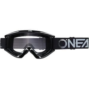 Okulary motocrossowe O´Neal B-Zero czarne (przezroczyste pleksi)