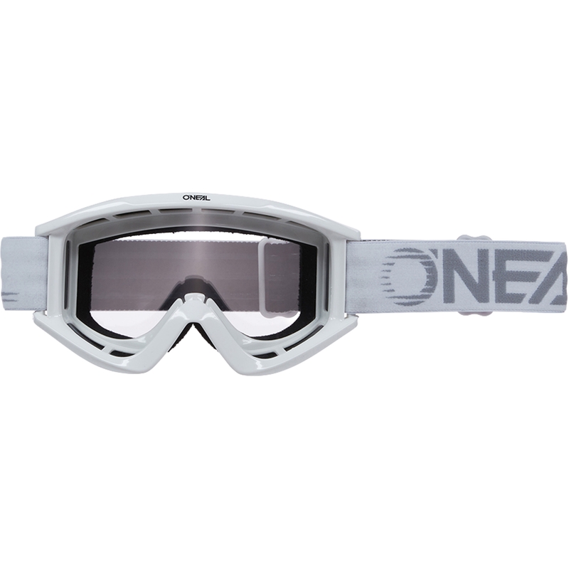 Gogle motocrossowe O´Neal B-Zero białe (przezroczyste pleksi)
