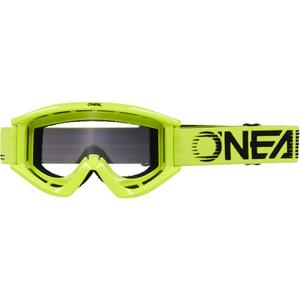 Gogle motocrossowe O´Neal B-Zero fluo yellow (przezroczyste pleksi)