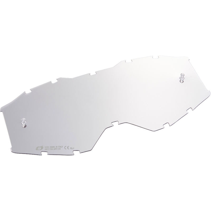 Gogle motocrossowe O´Neal B-10 w kolorze srebrnym z daszkiem