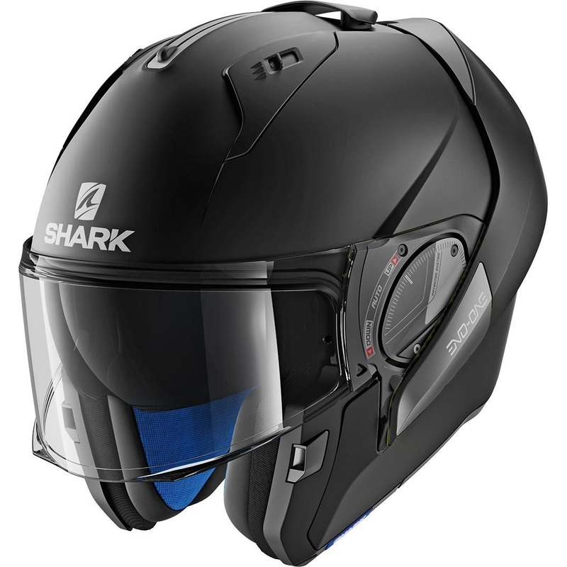 Kask z podnoszoną szczęką SHARK EVO-ONE 2 Blank Mat czarny matowy
