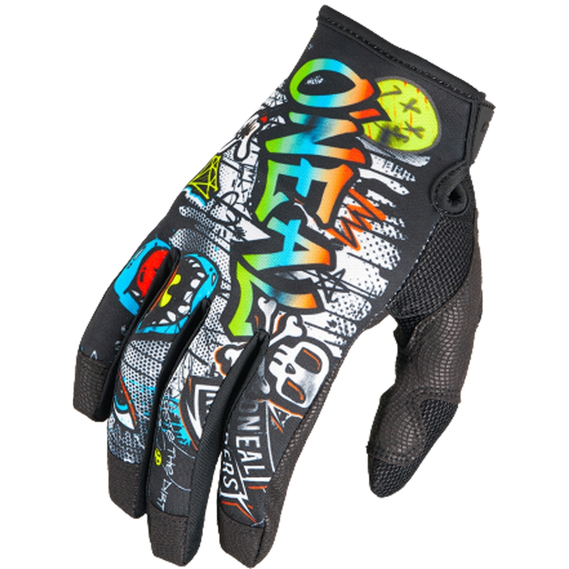 Rękawice motocrossowe O´Neal Mayhem Rancid czarno-białe