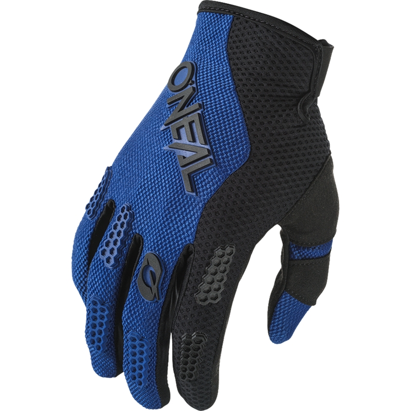 Rękawice motocrossowe O´Neal Element Racewear czarno-niebieskie
