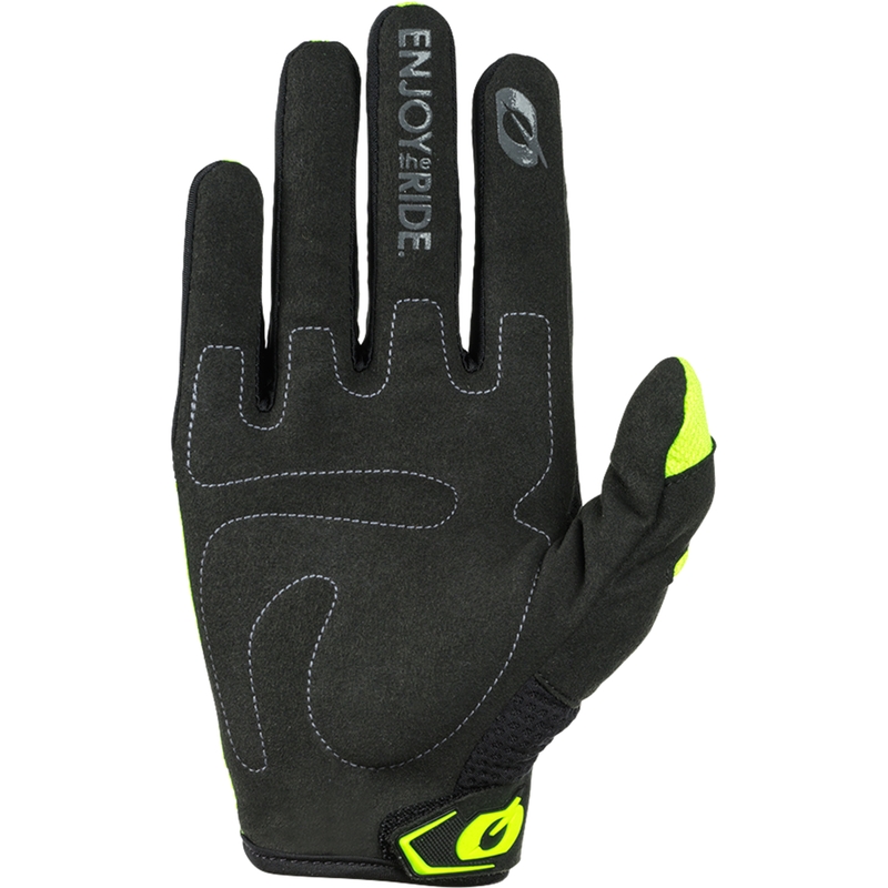 Rękawice motocrossowe O´Neal Element Racewear czarno-fluo-żółte