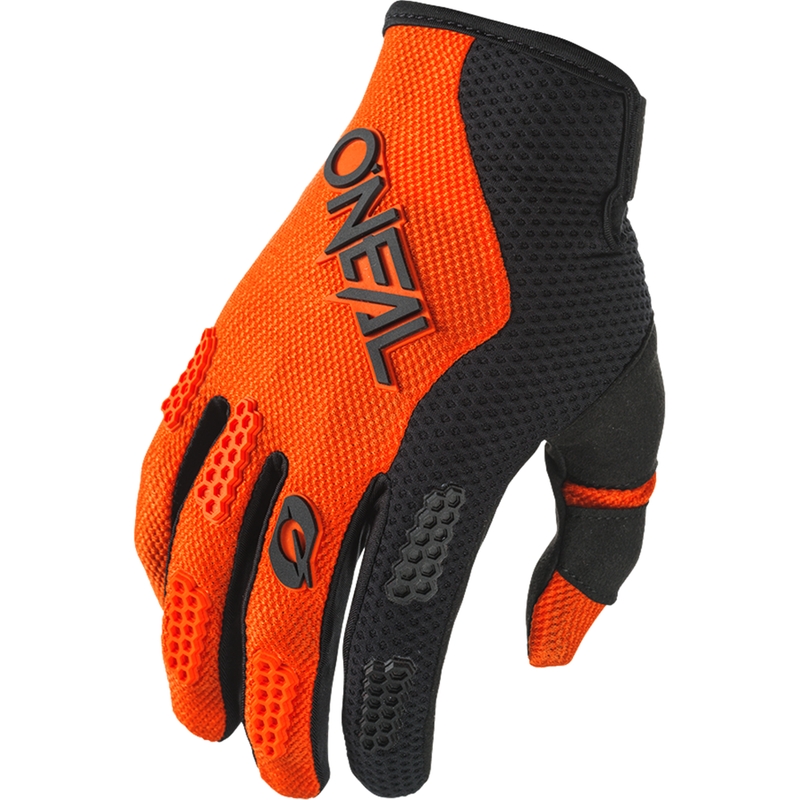Rękawice motocrossowe O´Neal Element Racewear czarno-pomarańczowe