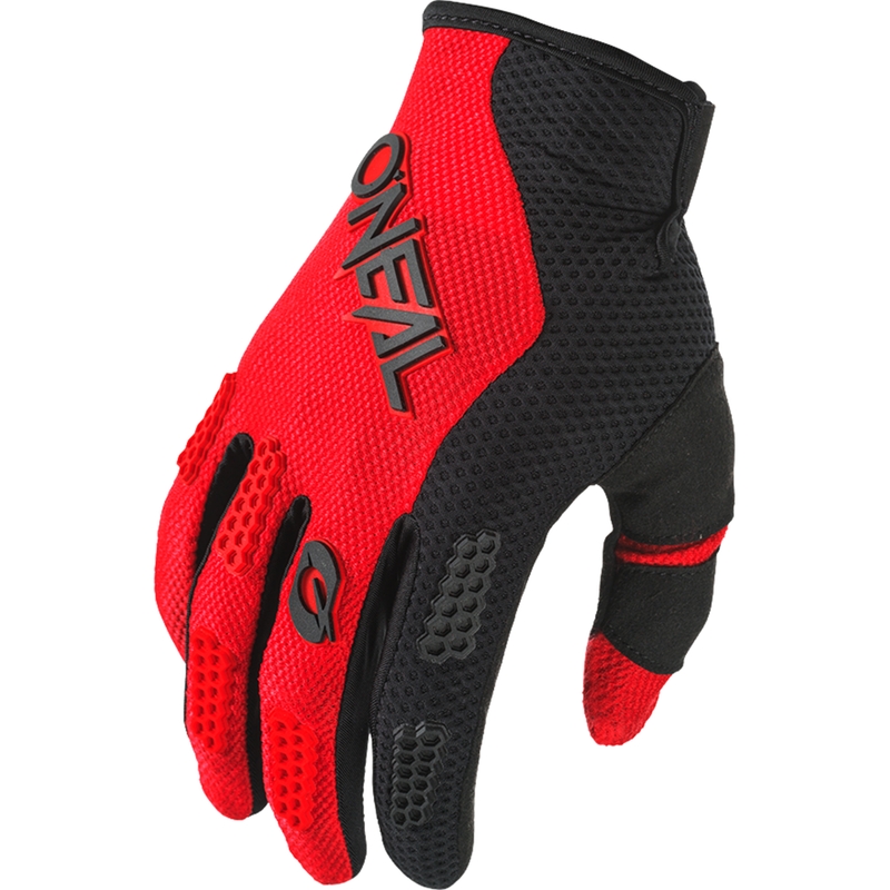 Rękawice motocrossowe O´Neal Element Racewear czarno-czerwone