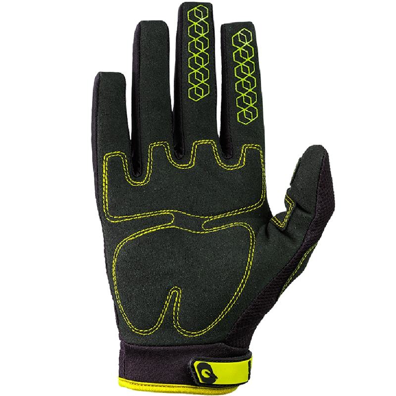 Rękawice motocrossowe O'Neal Sniper Elite czarno-fluo-żółte