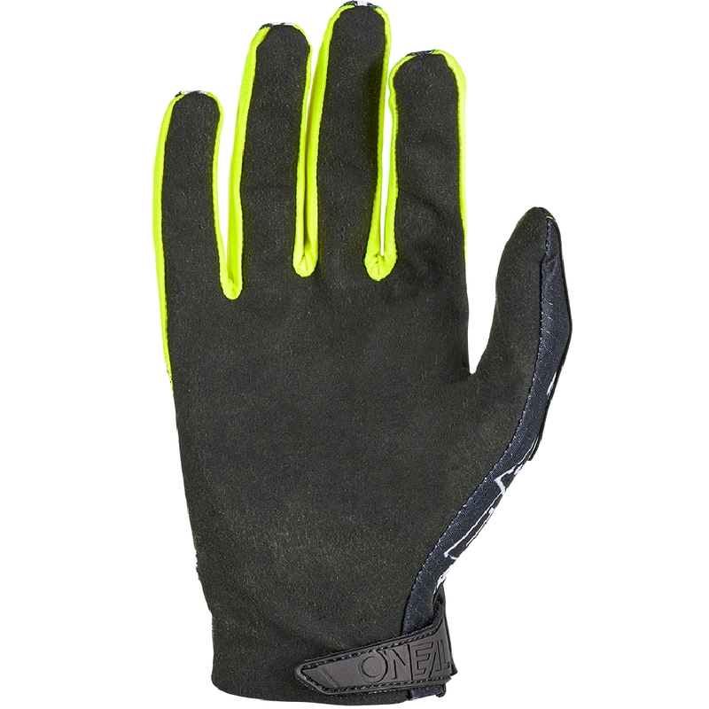 Rękawice motocrossowe O'Neal Matrix Attack czarno-fluo-żółte