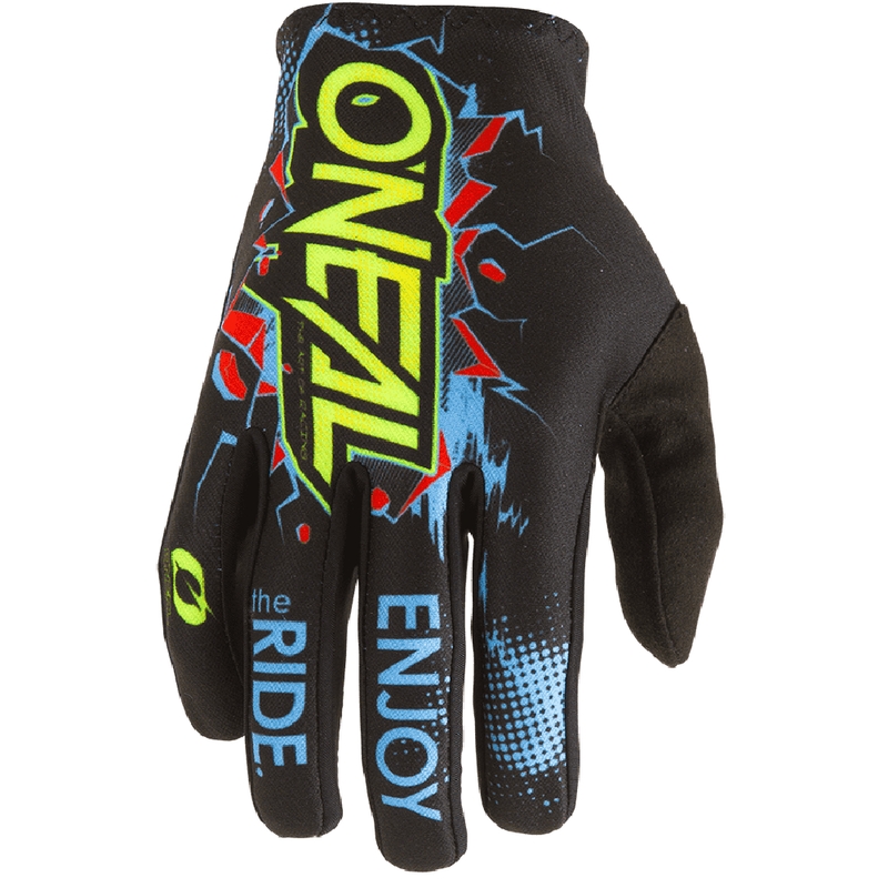Rękawiczki motocrossowe dla dzieci O'Neal Matrix Villain w kolorze czarnym