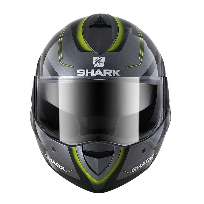 Kask z podnoszoną szczęką SHARK EVOLINE 3 Hyrium Mat szaro-czarno-żółty wyprzedaż
