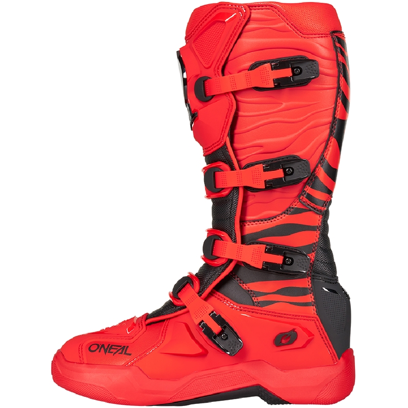 Buty motocrossowe O'Neal 3SRS Zebra czerwone