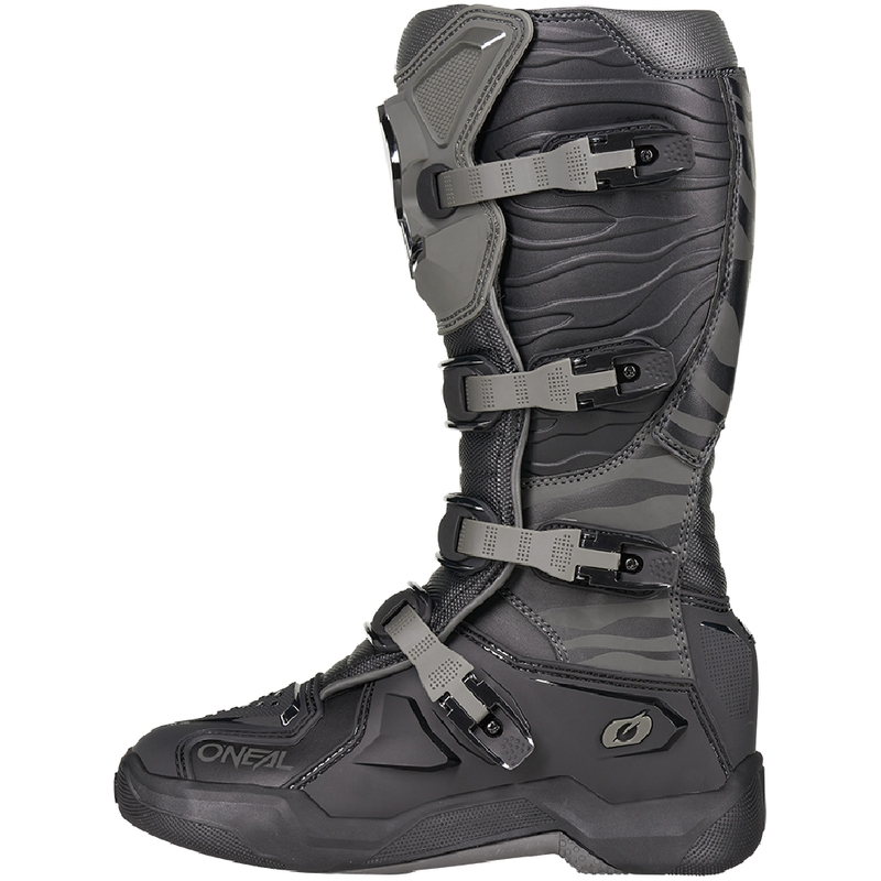 Buty motocrossowe O'Neal 3SRS Zebra czarno-szare