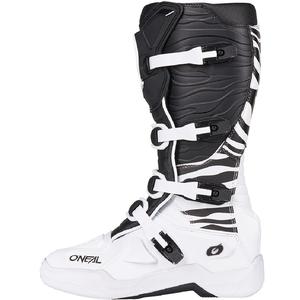 Buty motocrossowe O'Neal 3SRS Zebra czarno-białe