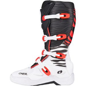 Buty motocrossowe O'Neal 3SRS Zebra czarno-biało-czerwone