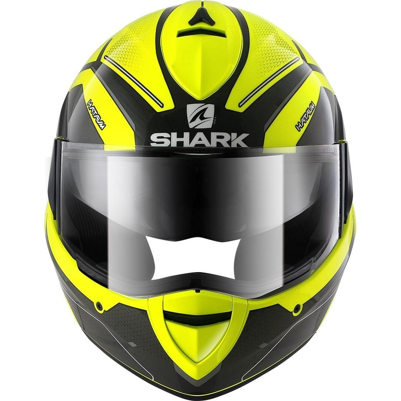 Kask z podnoszoną szczęką SHARK EVOLINE 3 Hataum czarno-fluo żółty wyprzedaż