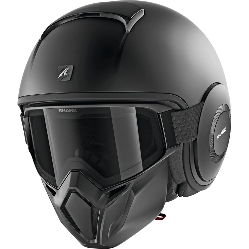 Kask motocyklowy SHARK STREET DRAK Blank Mat czarny matowy wyprzedaż