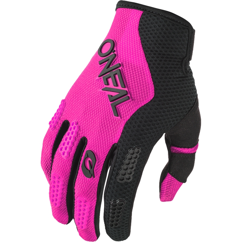 Rękawice motocrossowe damskie O´Neal Element Racewear czarno-różowe