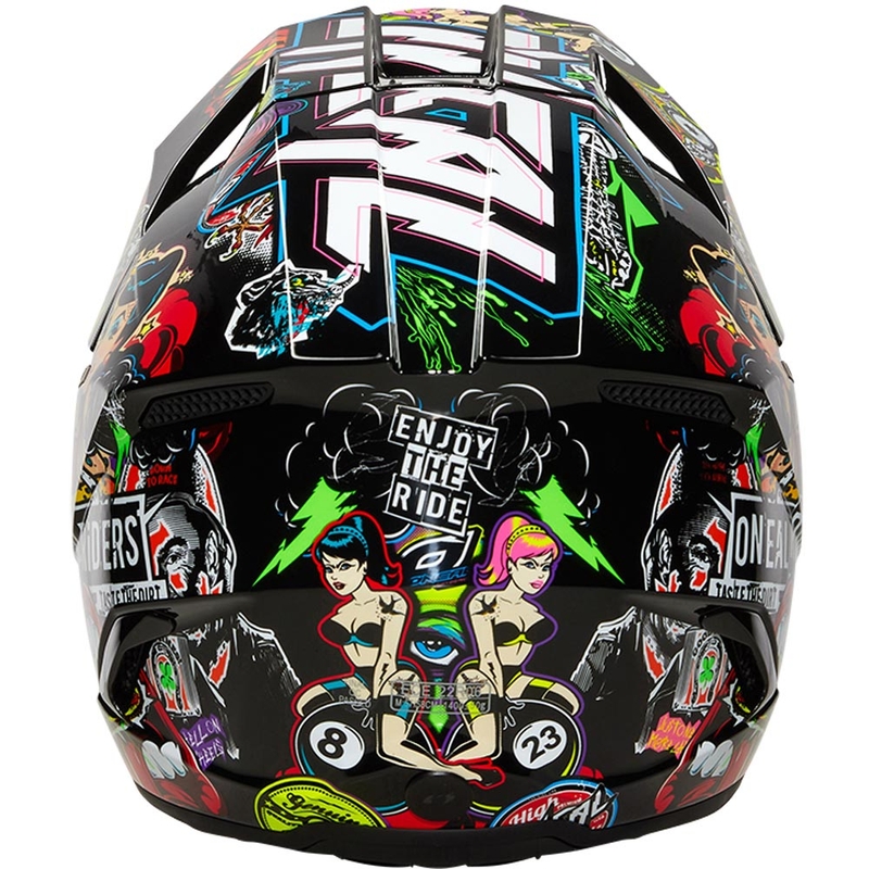 Kask motocrossowy dziecięcy O'Neal 3SRS Crank matowy wielokolorowy