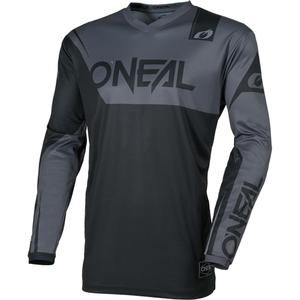 Koszulka motocrossowa dla dzieci O'Neal Element Racewear w kolorze czarno-szarym