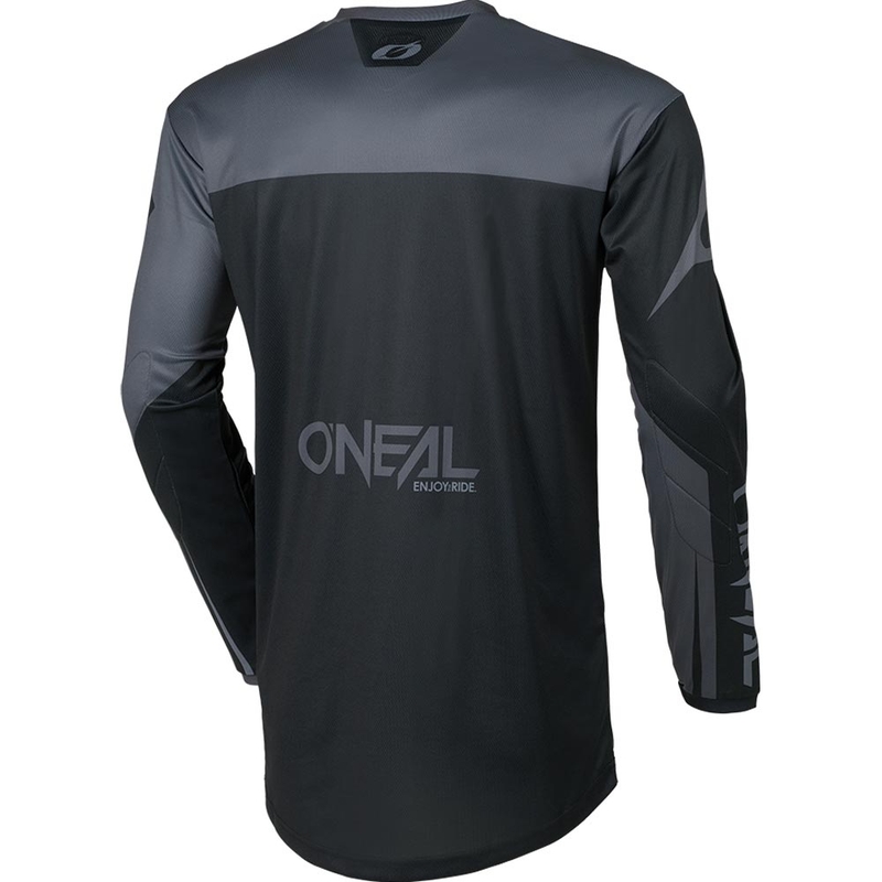 Koszulka motocrossowa dla dzieci O'Neal Element Racewear w kolorze czarno-szarym