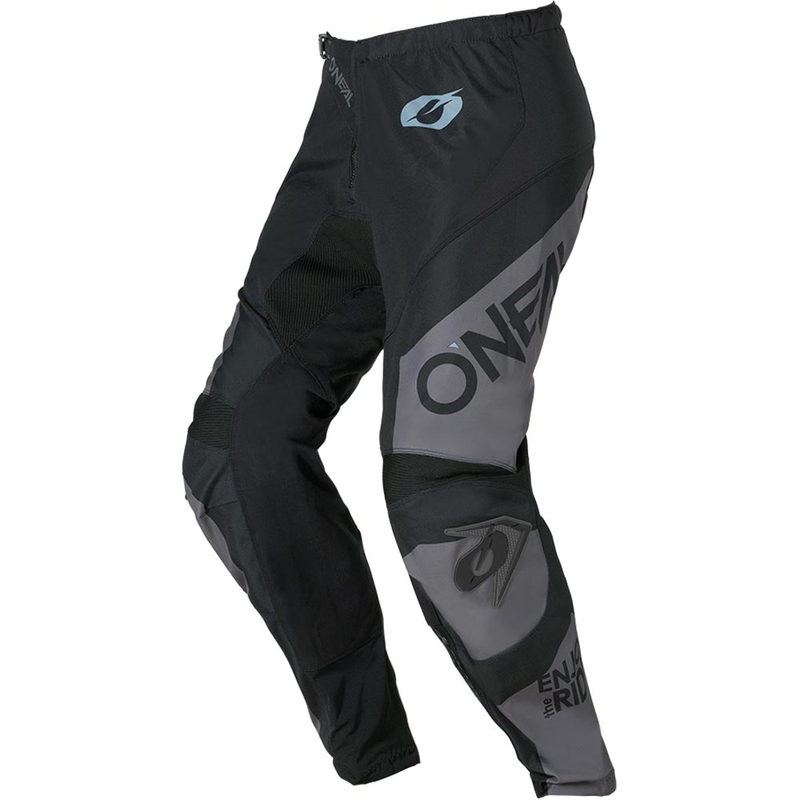 Spodnie motocrossowe dziecięce O'Neal Element Racewear w kolorze czarno-szarym