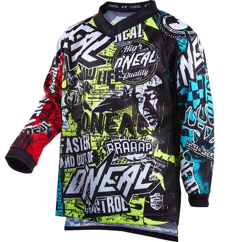 Koszulka motocrossowa dla dzieci O'Neal Element Wild Multicolor