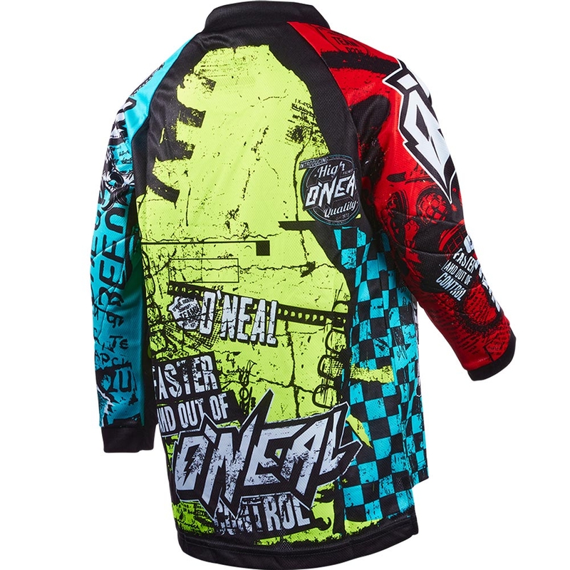 Koszulka motocrossowa dla dzieci O'Neal Element Wild Multicolor