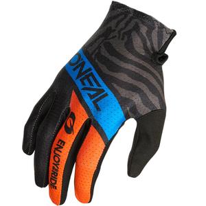 Rękawiczki motocrossowe dla dzieci O´Neal Matrix Shocker w kolorze niebiesko-pomarańczowym