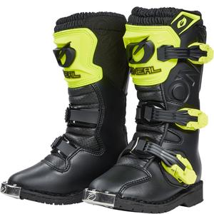 Buty motocrossowe dziecięce O'Neal Rider PRO w kolorze czarno-fluo-żółtym