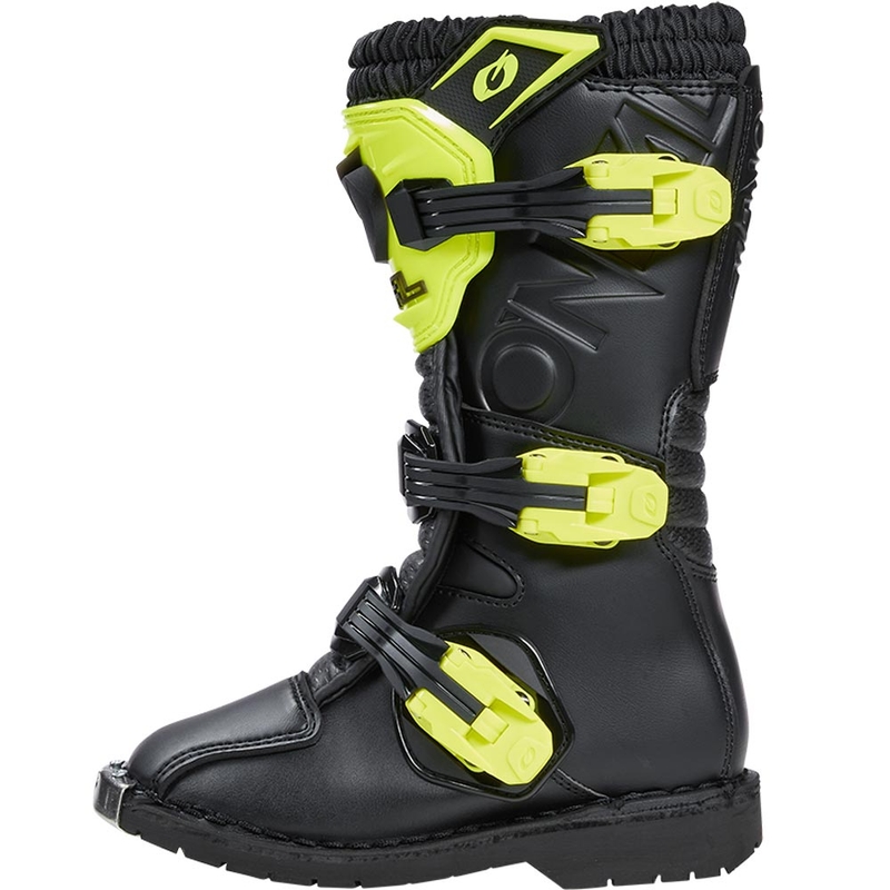 Buty motocrossowe dziecięce O'Neal Rider PRO w kolorze czarno-fluo-żółtym