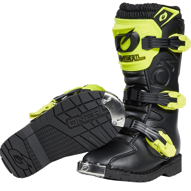 Buty motocrossowe dziecięce O'Neal Rider PRO w kolorze czarno-fluo-żółtym
